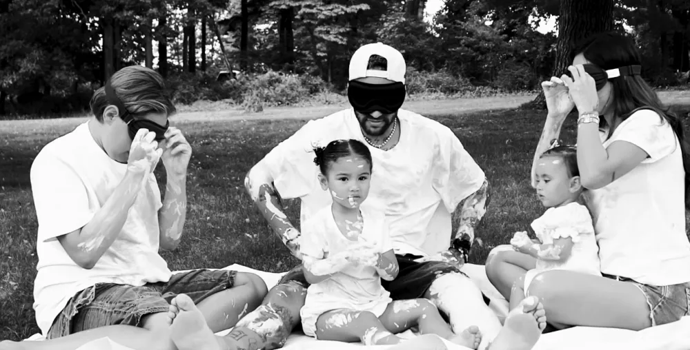 Neymar é pai de três meninas e um menino: Mavie, Mel, Helena e David Luca • Reprodução/Youtube/@brunabiancardi