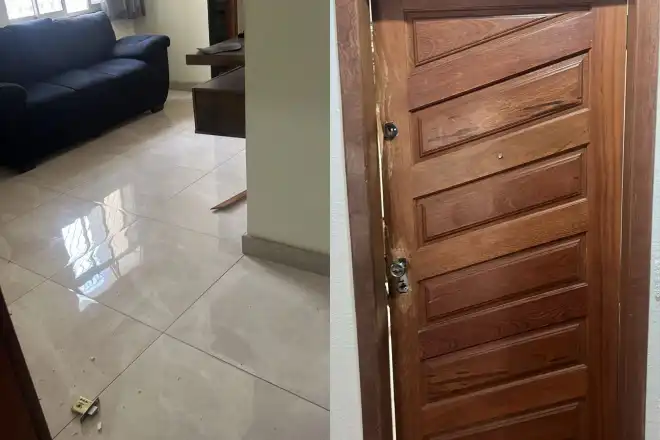 Mãe foi assassinada pelo filho dentro de casa • Imagens cedidas à Itatiaia
